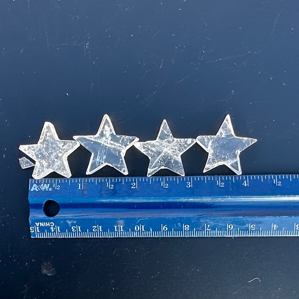 Genuine 118.00 Cts White Quartz Star Lot - Picture 4 of 16